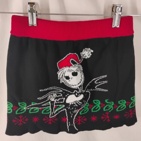 Disney Nightmare Before Christmas Jack Skellington Sweater Skirt Set Kids S 6 6X - Picture 7 of 8
